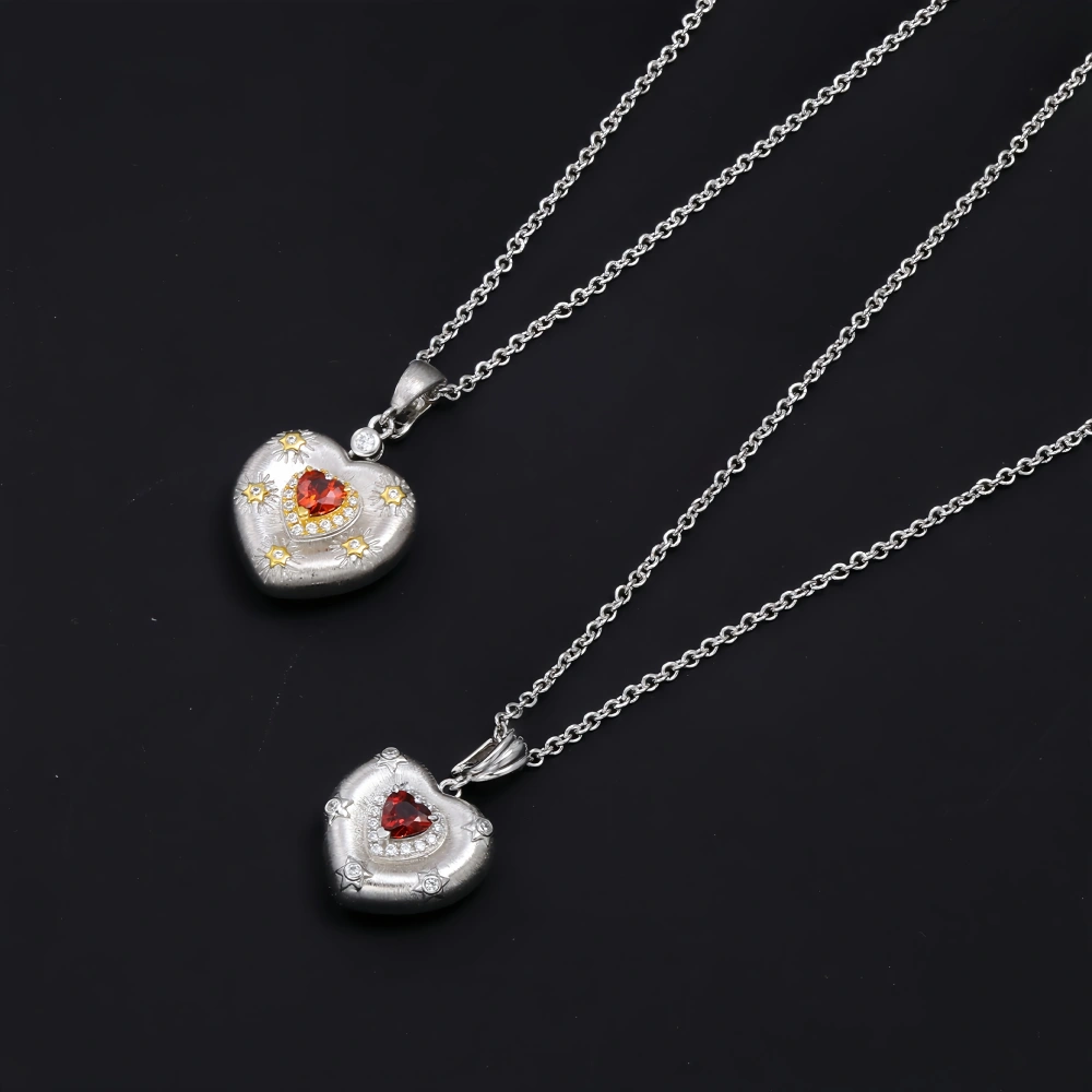 Mushan Luxury Brand High Quality Craftsmanship Plato Heart S925 Sterling Silver Collarbone Chain Is Bestseller Necklace Jewelry
