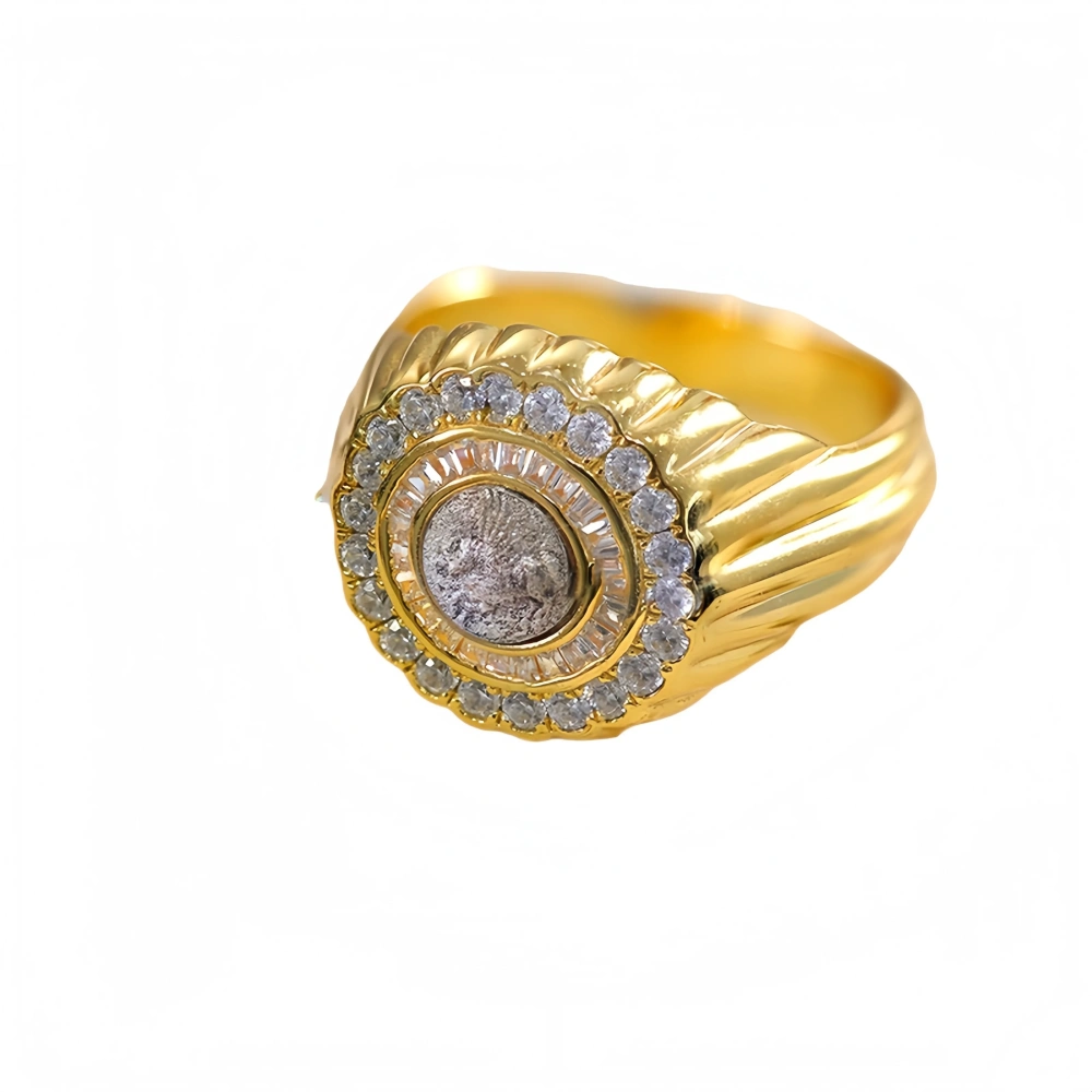 Mushan Luxury Brand New Style Of Ancient Coin Pegasus Ring From Set With S925 Pure Silver Throughout Ring Jewelry