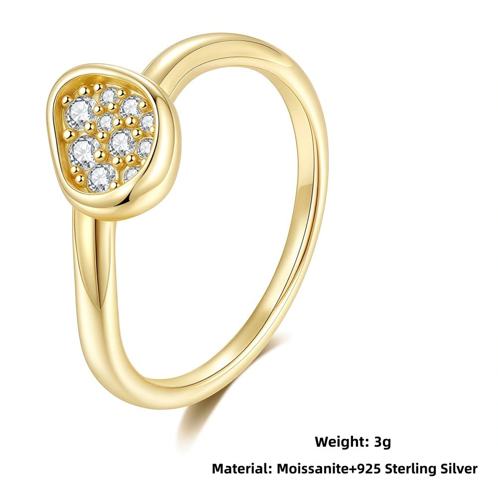 Veeie Veein Luxury Brand The Best-Selling S925 Sterling Silver Ring Is A High-End Moissanite Ring Accessory For Women