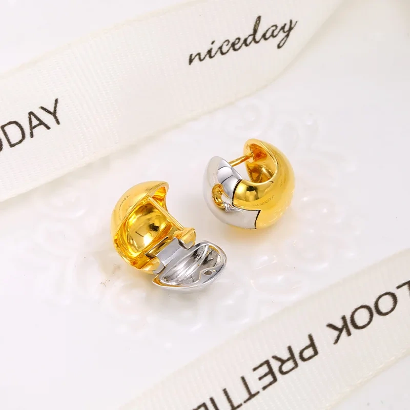 Mushan Luxury Brand Metal Earrings With Niche Design  2025 New Style  Stylish And Versatile  High End Stud Earrings For Ladies