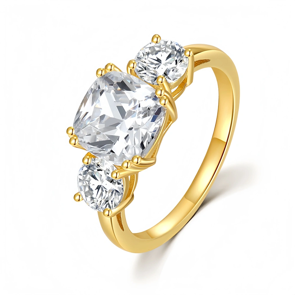 Veeie Veein Luxury Brand S925 Sterling Silver Ring Moissanite 2 Carat Moissanite Starry Ring GRA Certificate  Ring Jewelry
