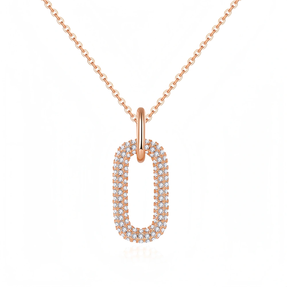 Veeie Veein Luxury Brand S925 Sterling Silver Necklace Accessory For Collarbone Women Party Necklace Pendant Jewelry