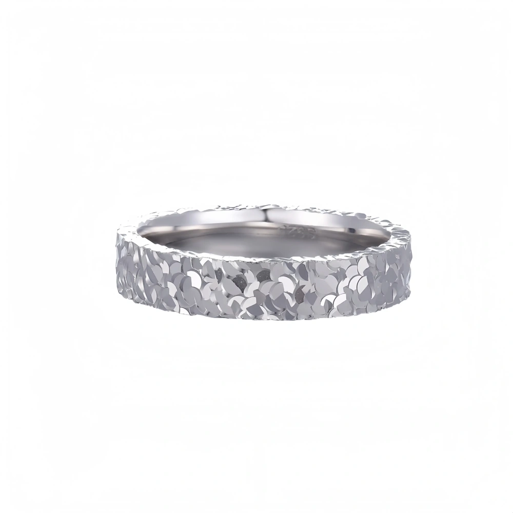 MuShan Luxury Brand 18K Gold Plated 925 Sterling Silver Ring New Plain Couple Rings Fashion Jewelry Accessories