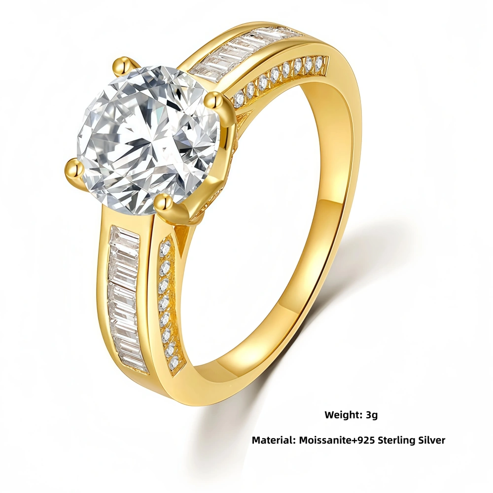 Veeie VeeinBrand  High Quality New Products S925 Sterling Silver GRA Certificate 2 Caramosan Stone Women Ring