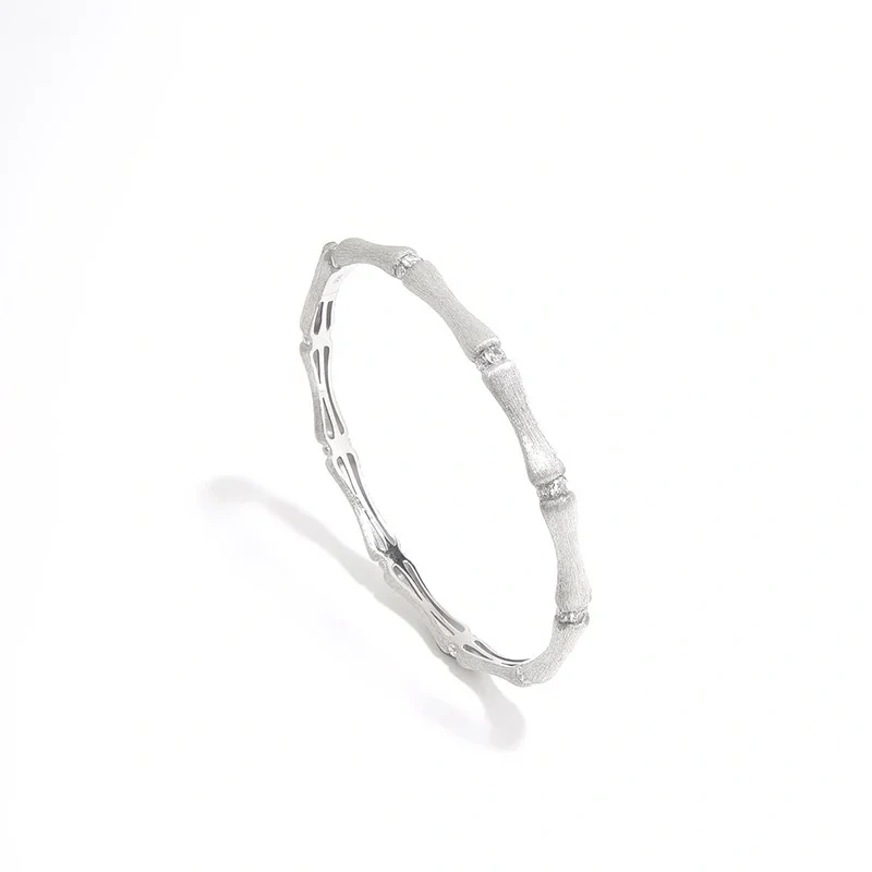 Mushan Luxury Brand Jie Jie High-Tech Chinese-Style Italian Brushed S925 Silver Gold-Plated Bracelet For Women