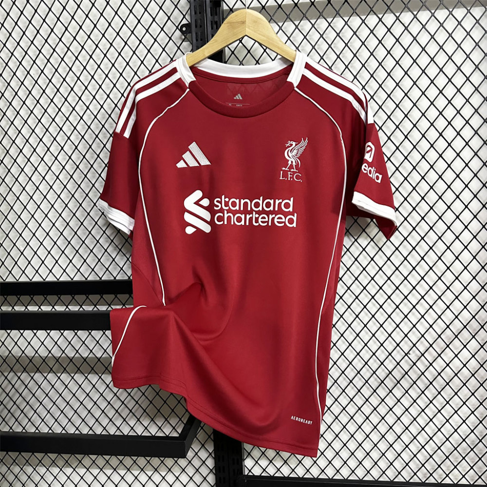 2025/2026 Liverpool Home Football Shirt
