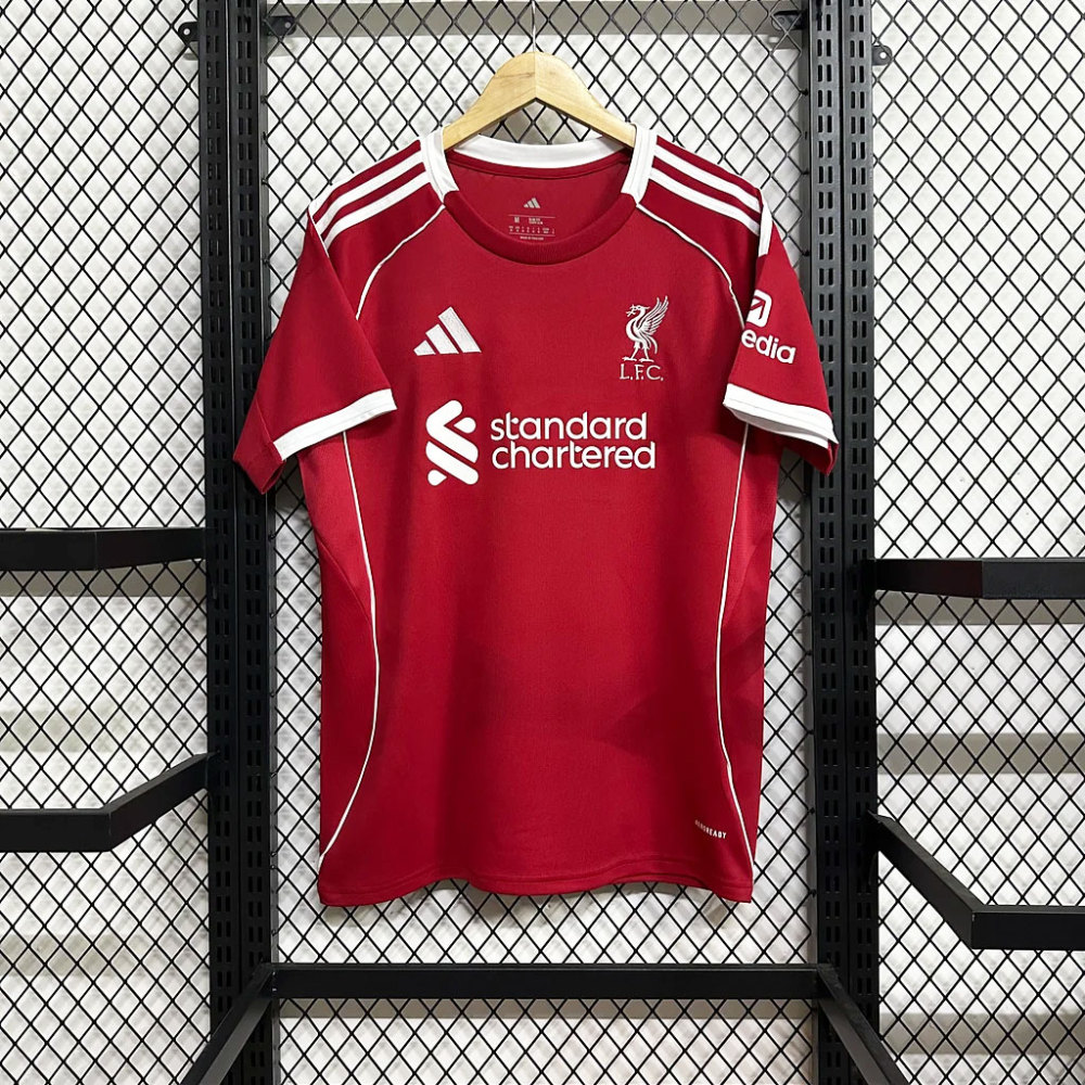 2025/2026 Liverpool Home Football Shirt