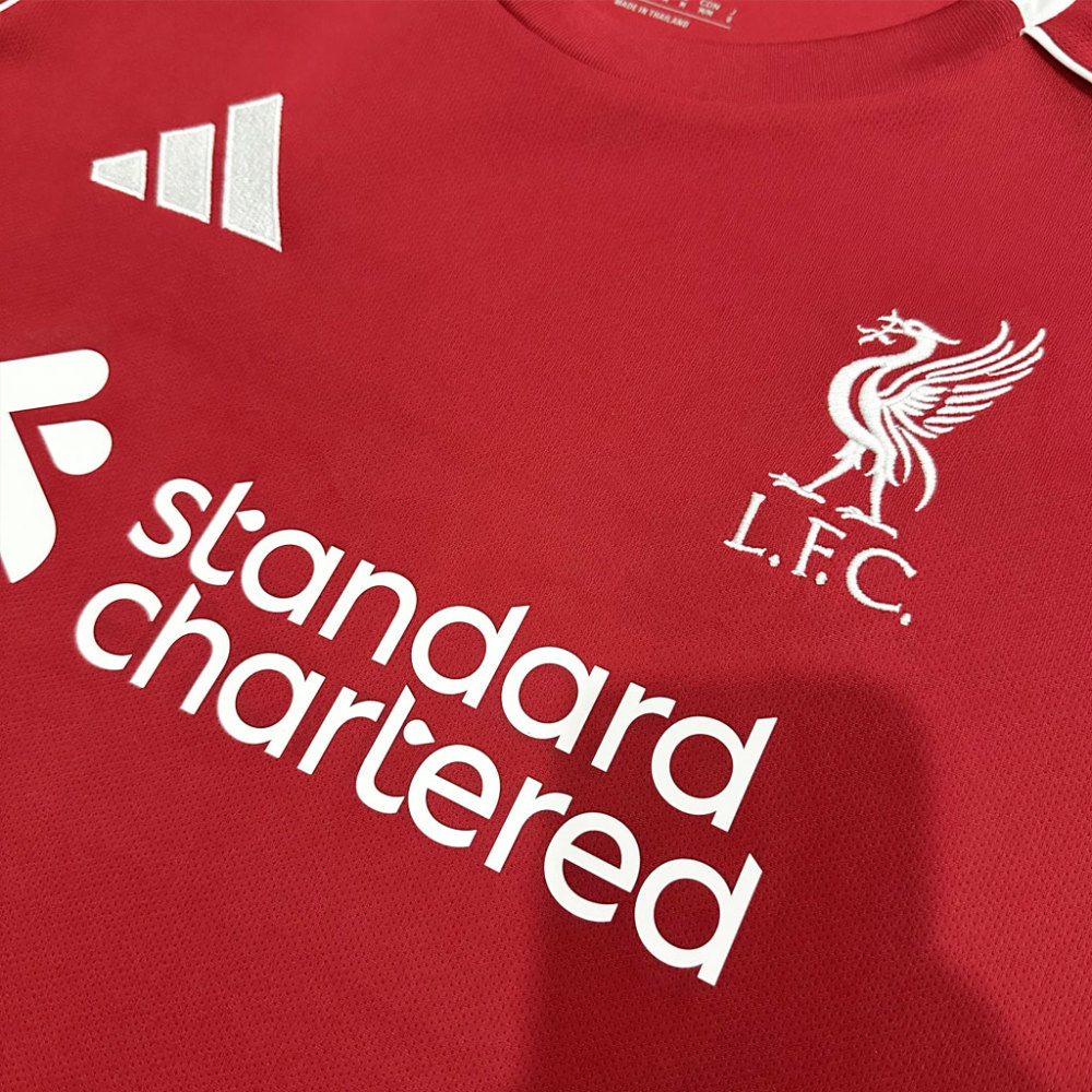 2025/2026 Liverpool Home Football Shirt
