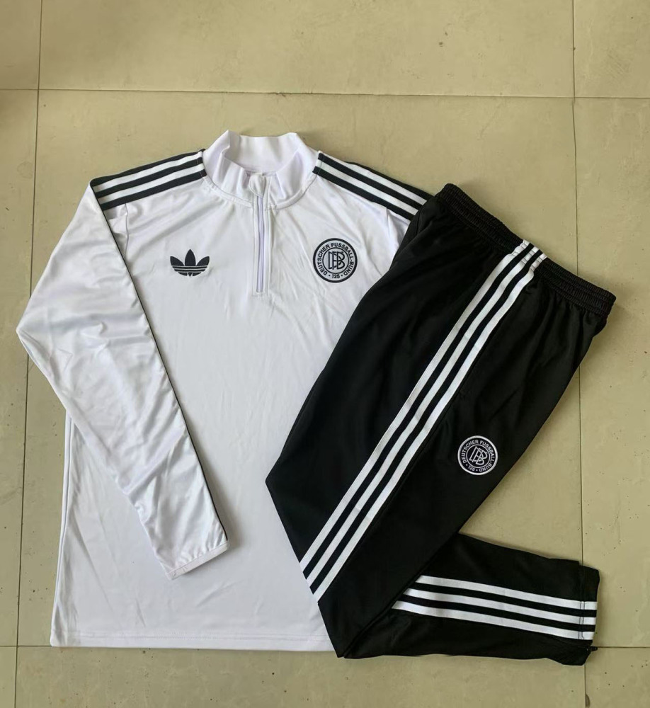 Kids Germany Training Kit (Sweatshirt+Pants) White 2025 - 125th Anniversary