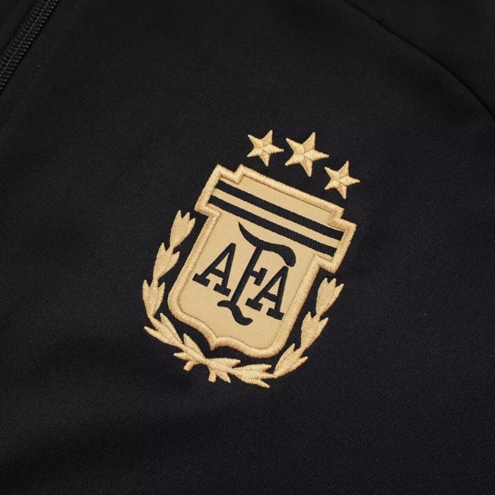 Argentina Training Kit (Jacket+Pants) Black 2025