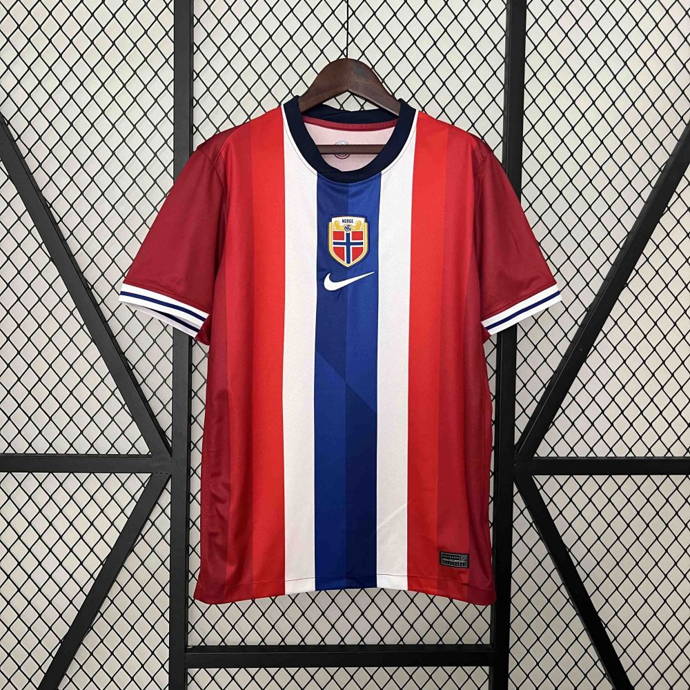 Norway Soccer Jersey Home Custom Shirt 2024