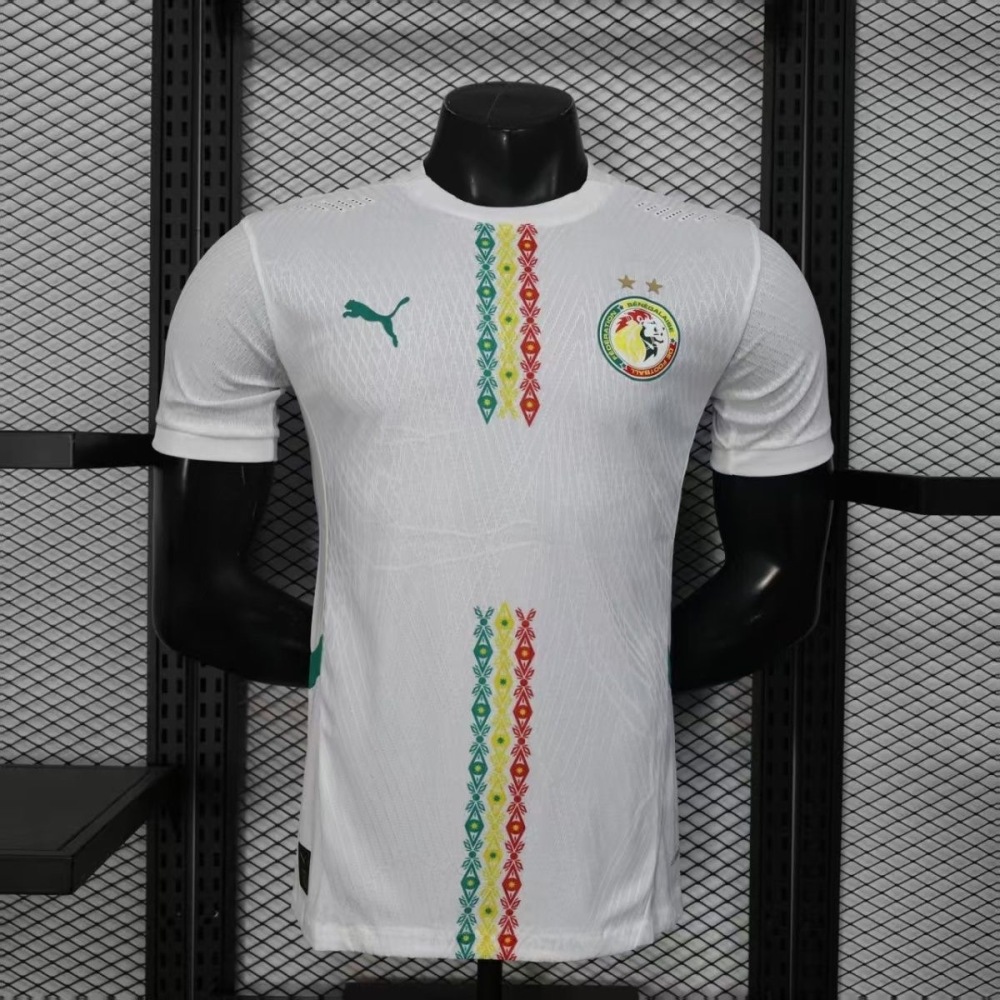 Senegal Authentic Soccer Jersey Home Shirt 2025 - Two Stars