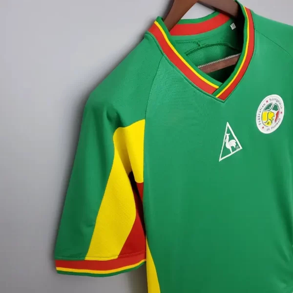 Senegal Retro Soccer Jersey Away Custom Shirt World Cup 2002