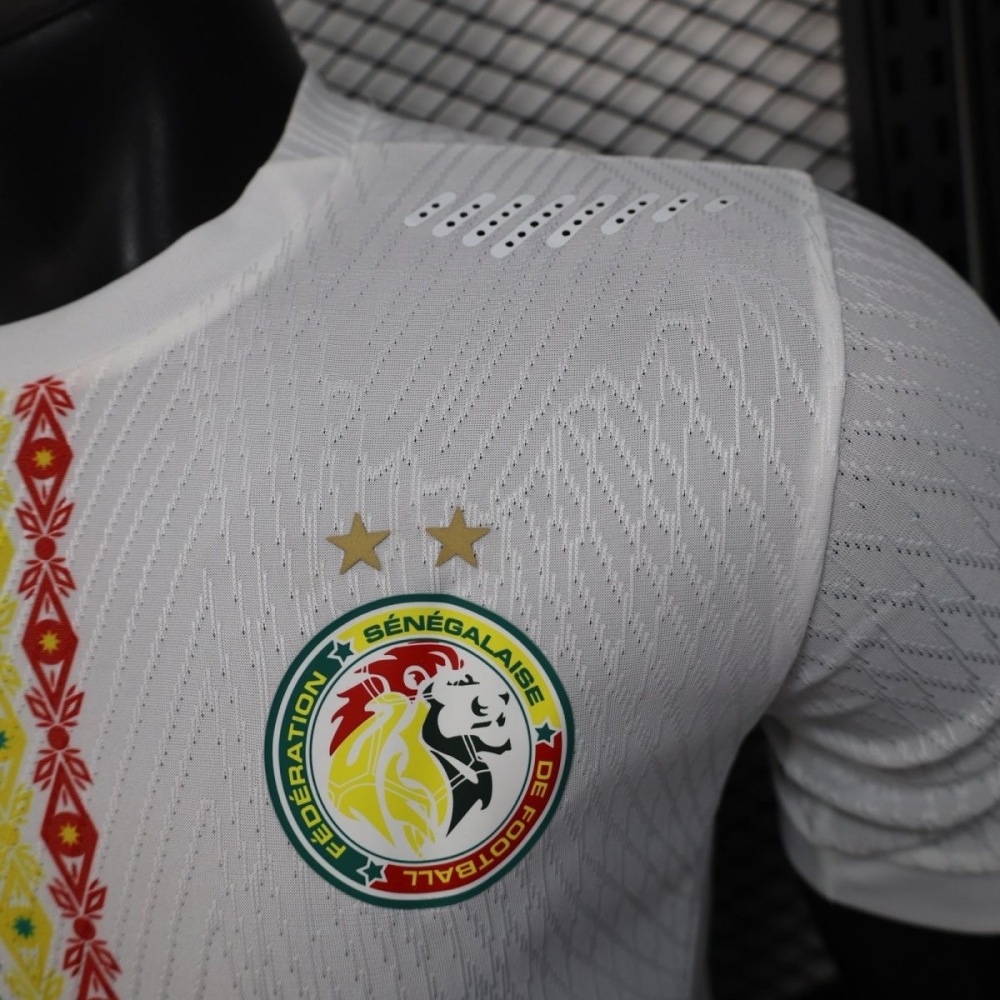 Senegal Authentic Soccer Jersey Home Shirt 2025 - Two Stars