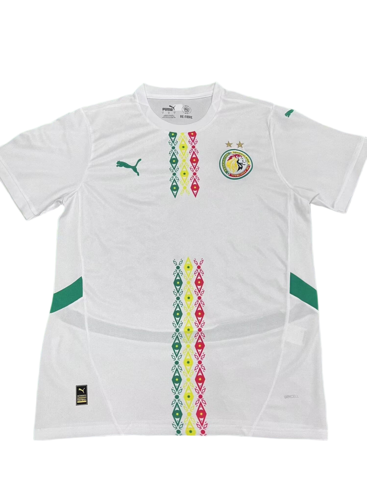 Senegal Soccer Jersey Home Custom Shirt 2025 - Two Stars