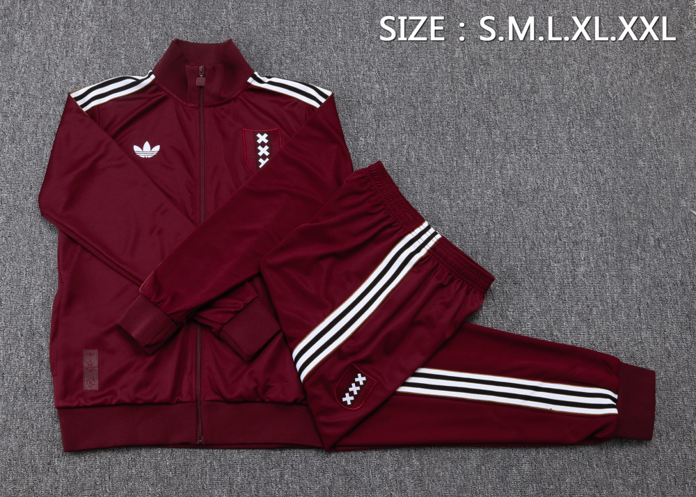 Ajax Training Kit (Jacket+Pants) Deep Red 2025/26