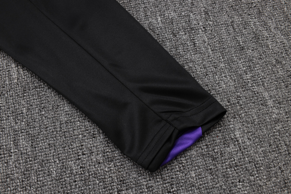 Barcelona Training Kit (Sweatshirt+Pants) Black&Purple 2025/26