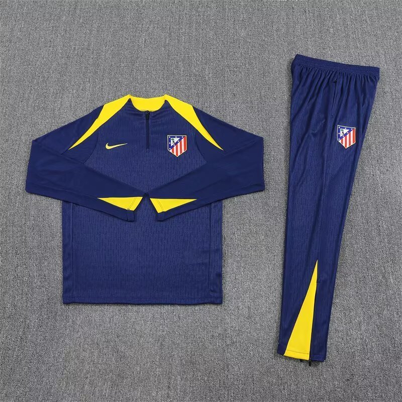 Atletico Madrid Training Kit (Sweatshirt+Pants) Navy 2025/26
