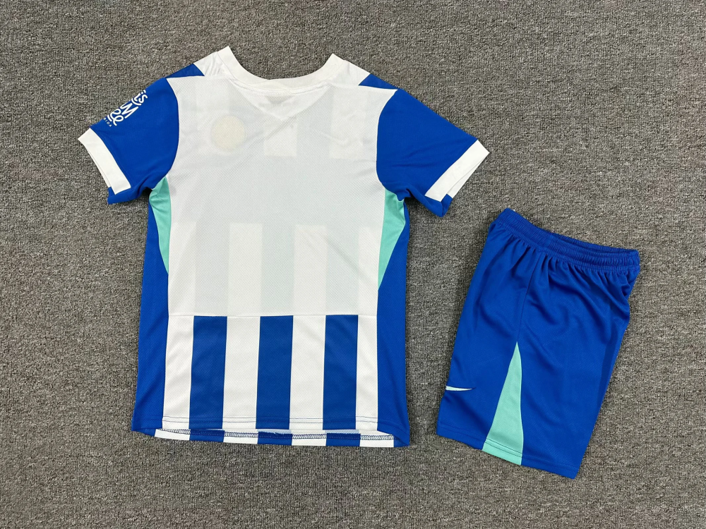 Brighton & Hove Albion Football Jersey Home Kids Kit Jersey+Shorts 2025/26