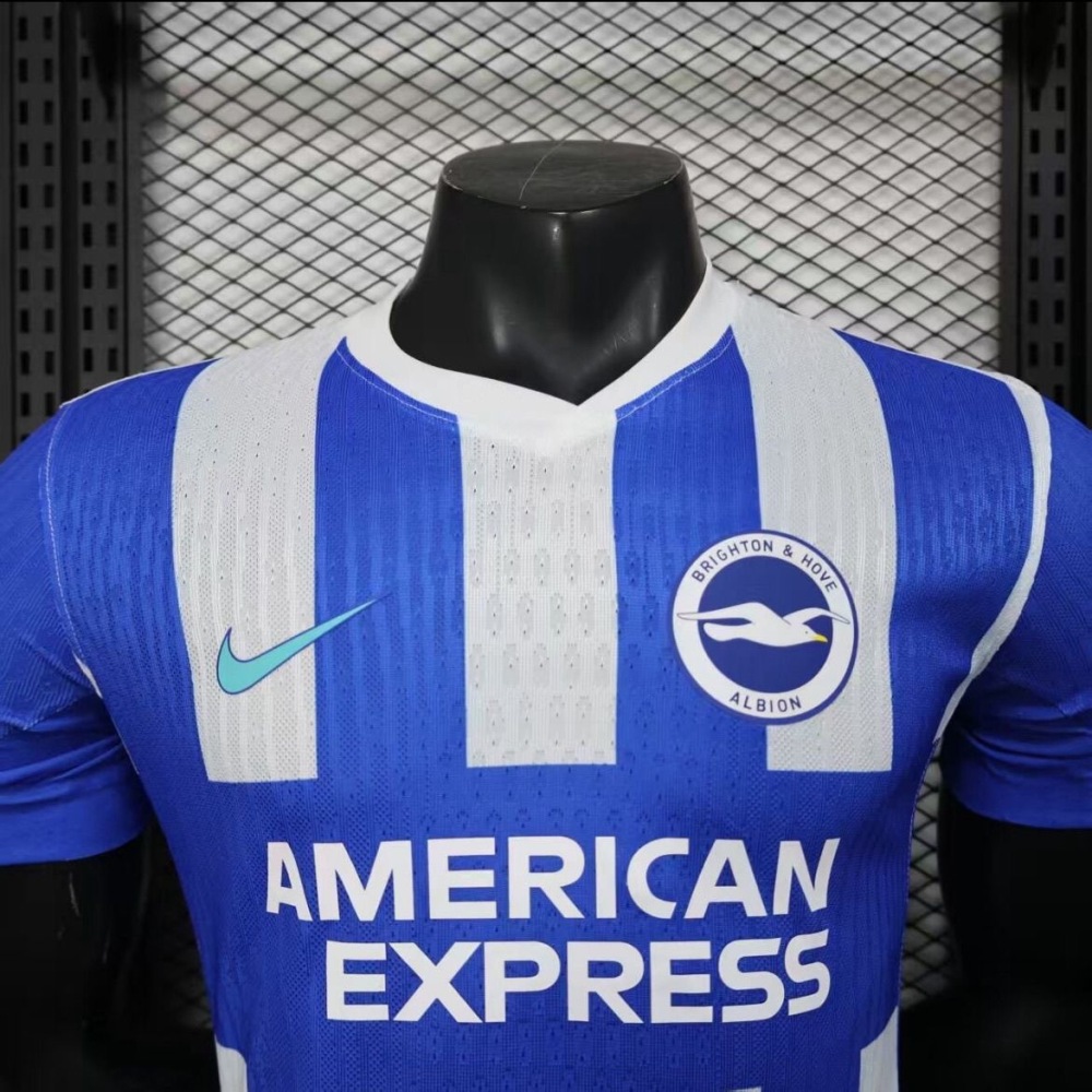 Brighton & Hove Albion Authentic Football Jersey Home Shirt 2025/26