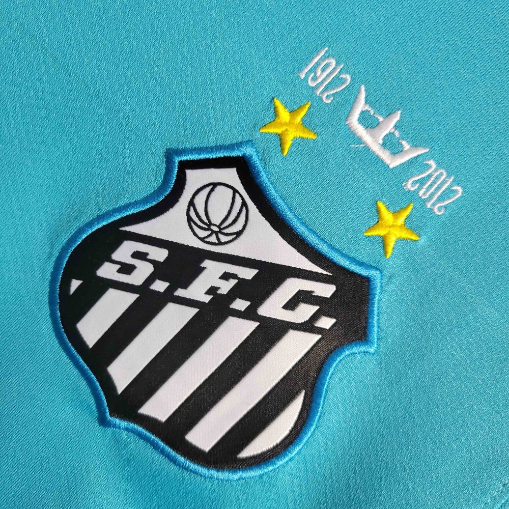 Santos FC Retro Soccer Jersey Third Away Custom Shirt 2012