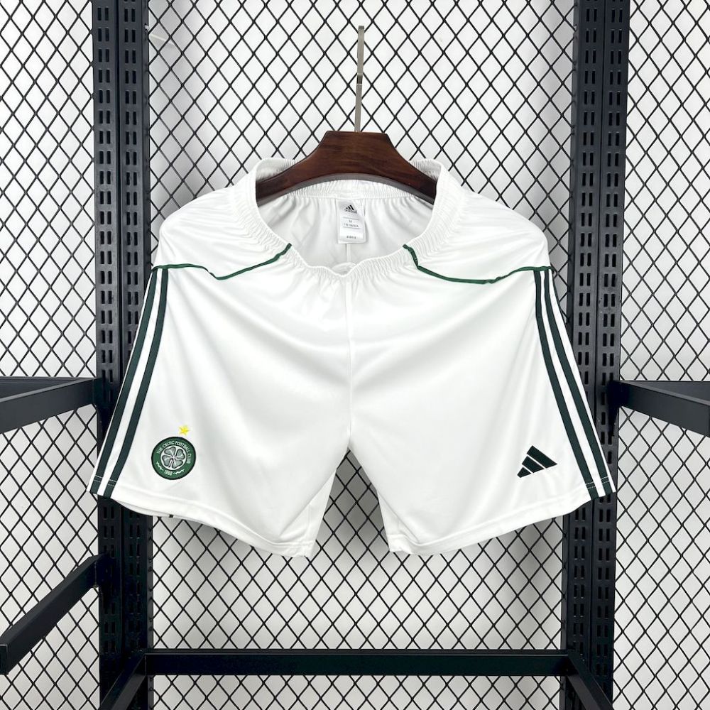 Celtic Soccer Jersey Home Custom Shorts 2025/26
