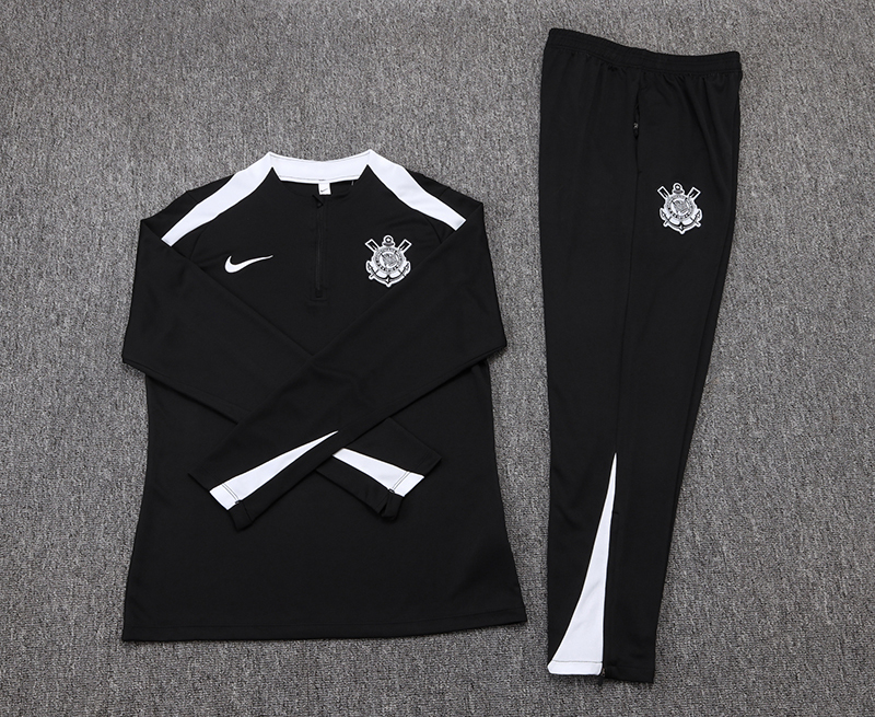 Corinthians Training Kit (Sweatshirt+Pants) Black 2025