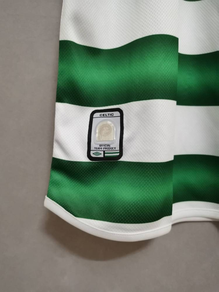 Celtic Retro Soccer Jersey Home Custom Shirt 2003/04