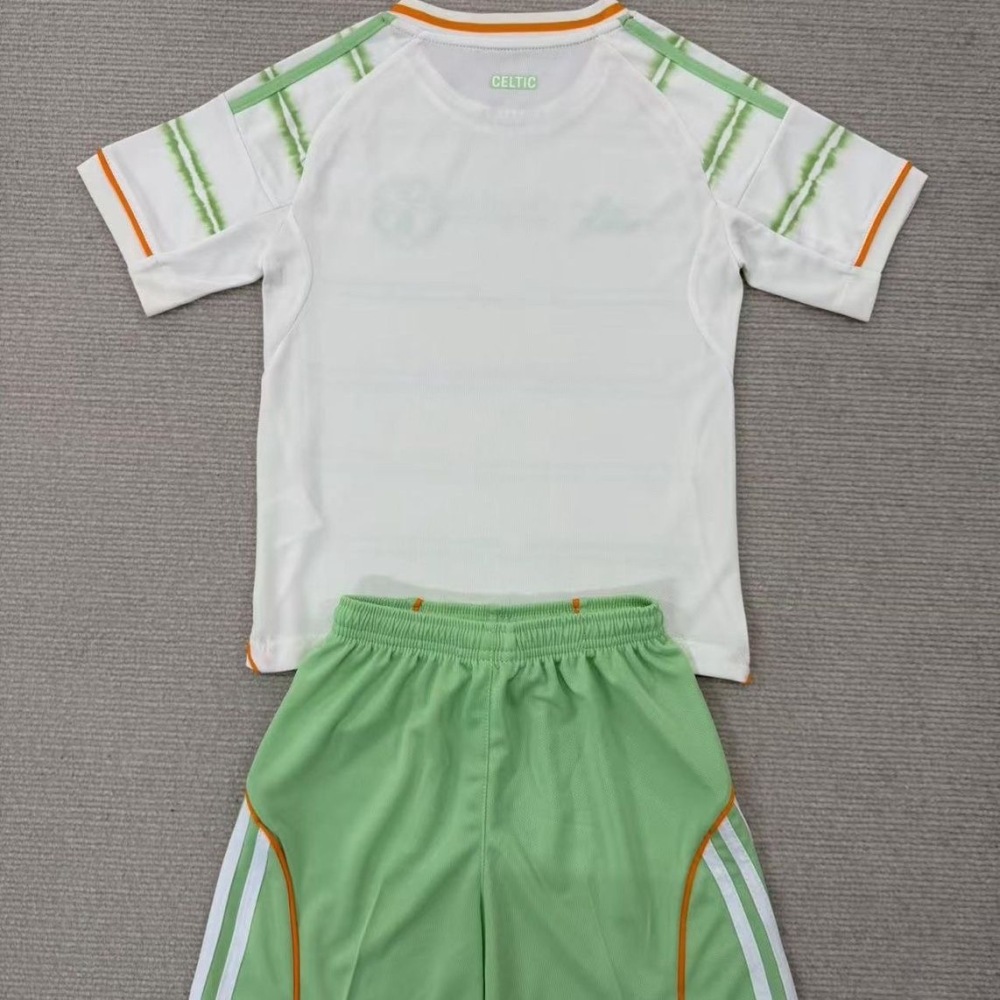 Celtic Soccer Jersey Third Away Kids Kit Jersey+Shorts 2025/26