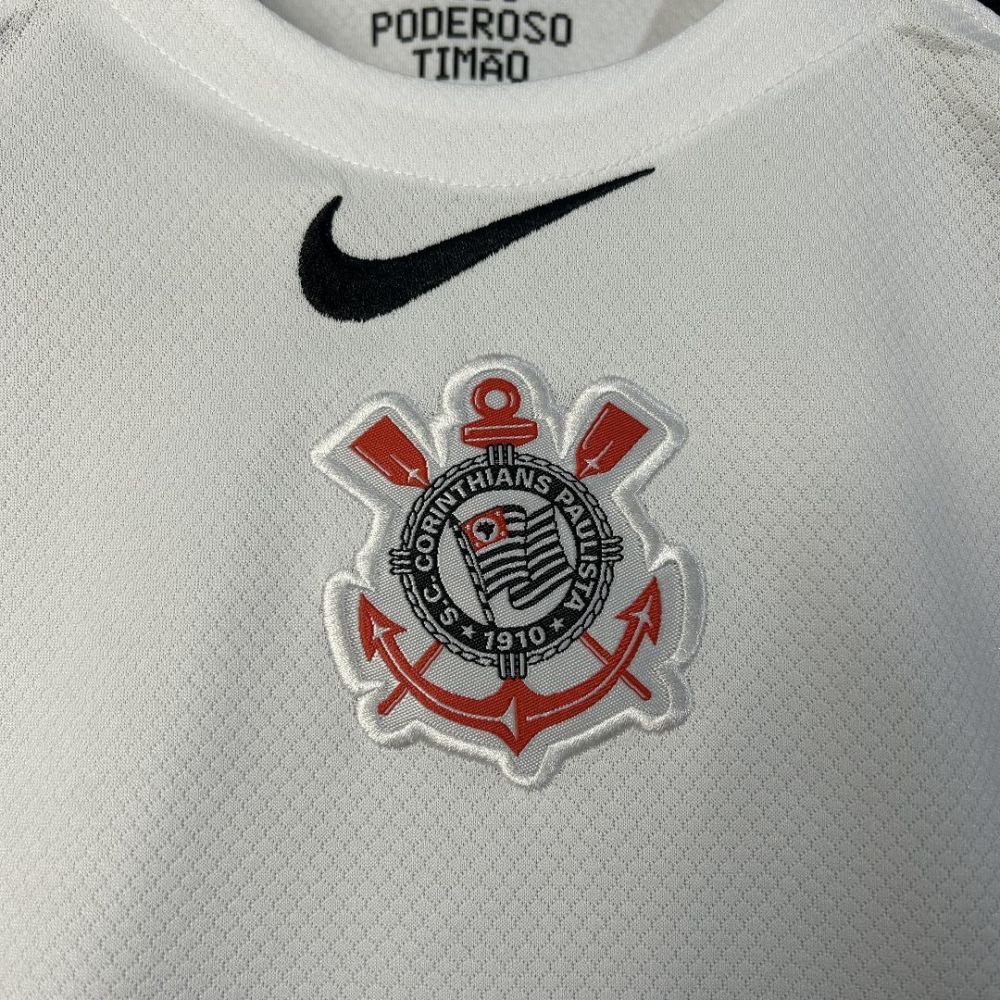 Corinthians Soccer Jersey Home Kids Kit Jersey+Shorts 2025