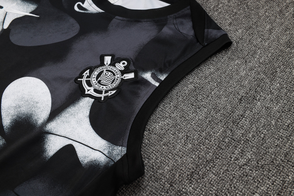 Corinthians Sleeveless Training Kit Black 2025