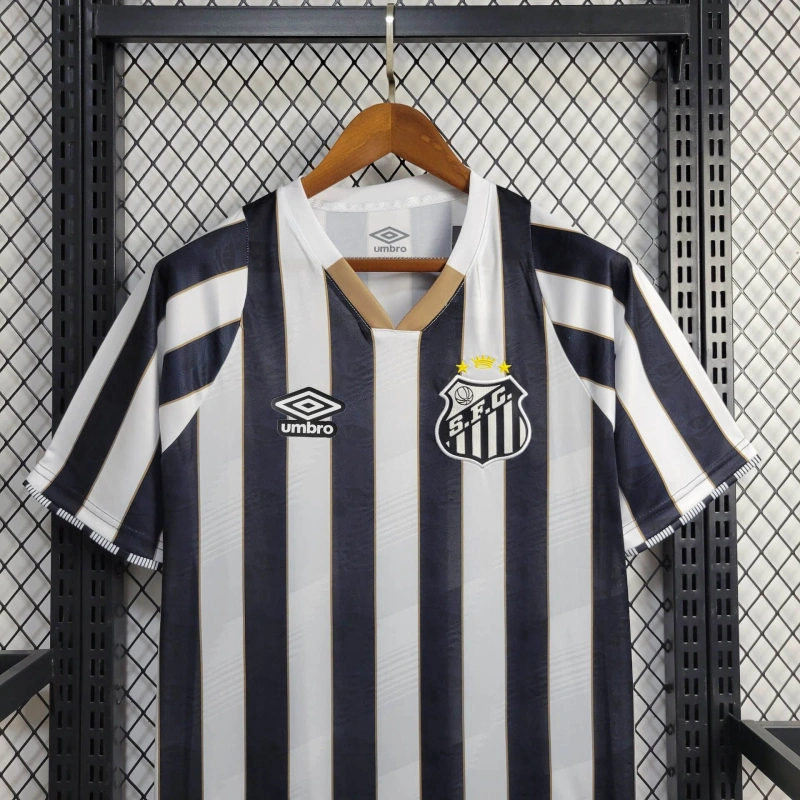 Santos FC Soccer Jersey Away Custom Shirt 2024