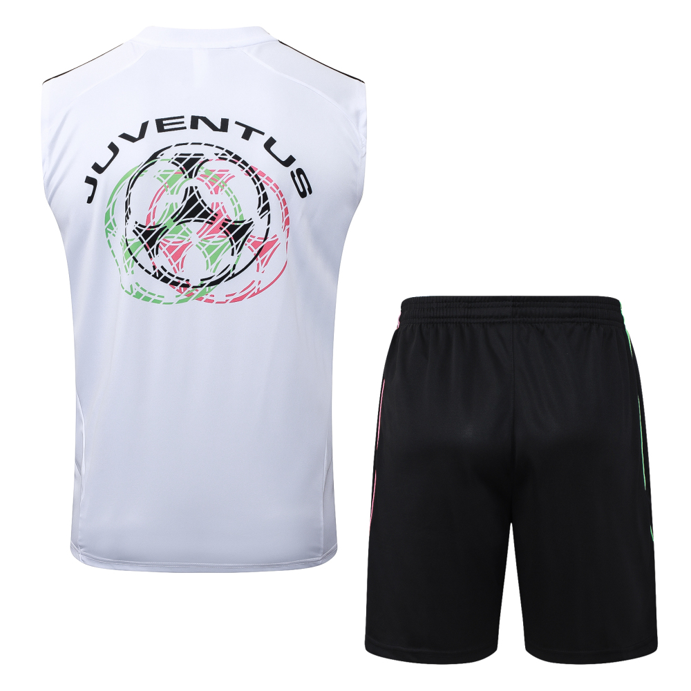 Juventus Sleeveless Training Kit White 2025/26