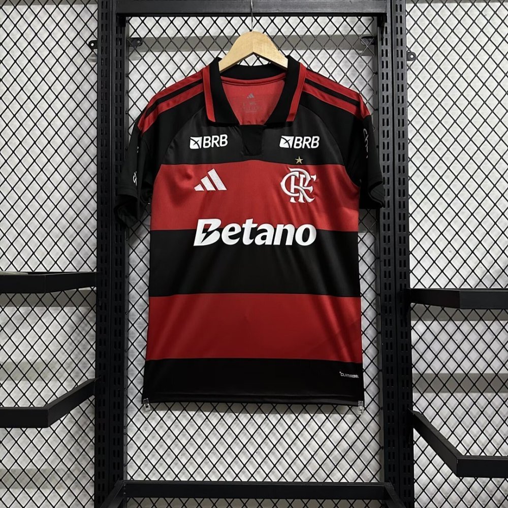 Flamengo Soccer Jersey Home Custom Shirt 2026 - All Sponsors