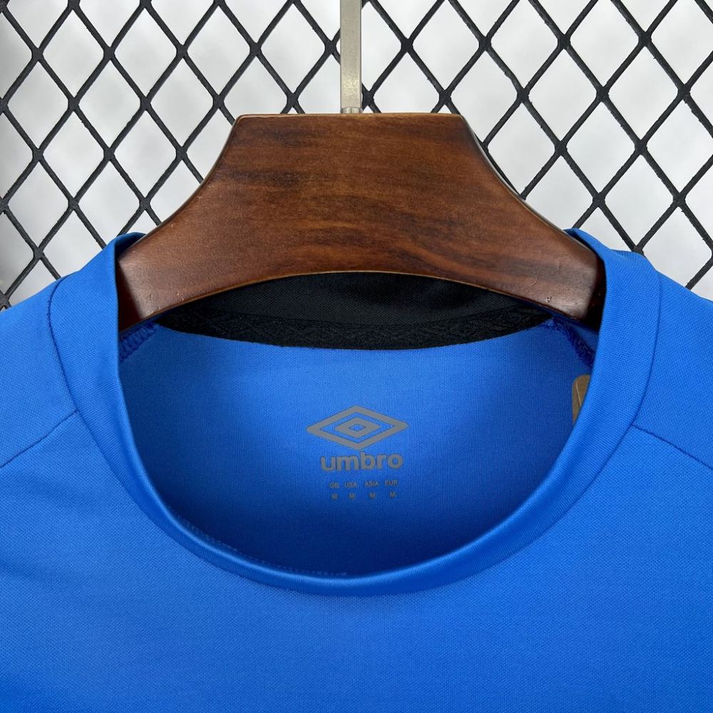 Santos FC Soccer Jersey Blue Goalkeeper Custom Shirt 2025