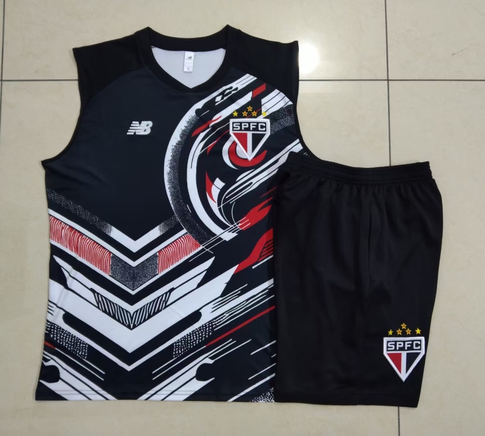 Sao Paulo FC Sleeveless Training Kit Colorful 2025