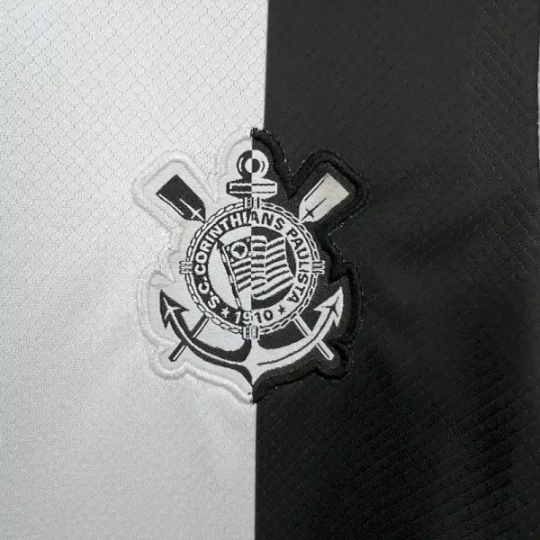 Corinthians Soccer Jersey Third Away Kids Kit Jersey+Shorts 2024