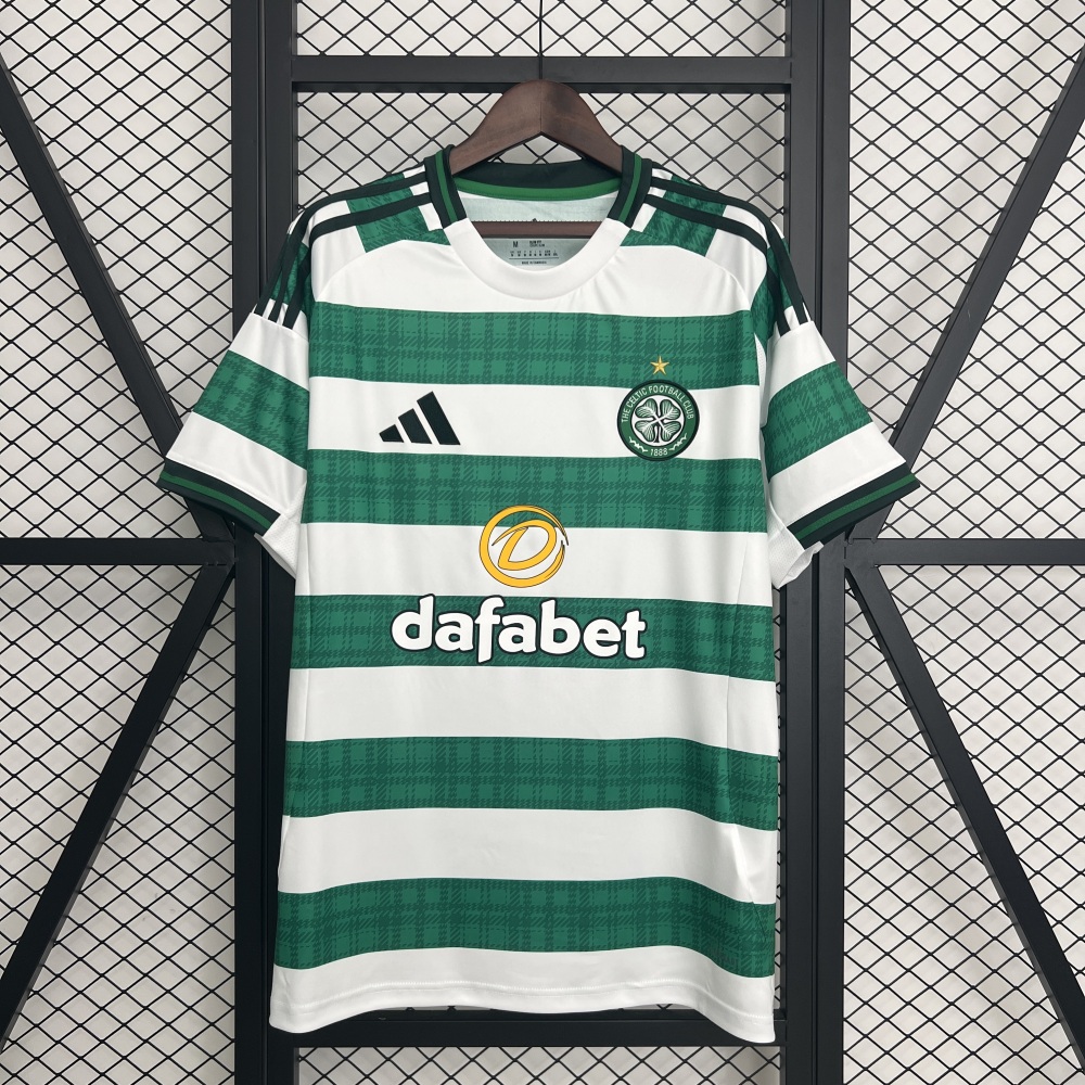 Celtic Soccer Jersey Home Custom Shirt 2025/26
