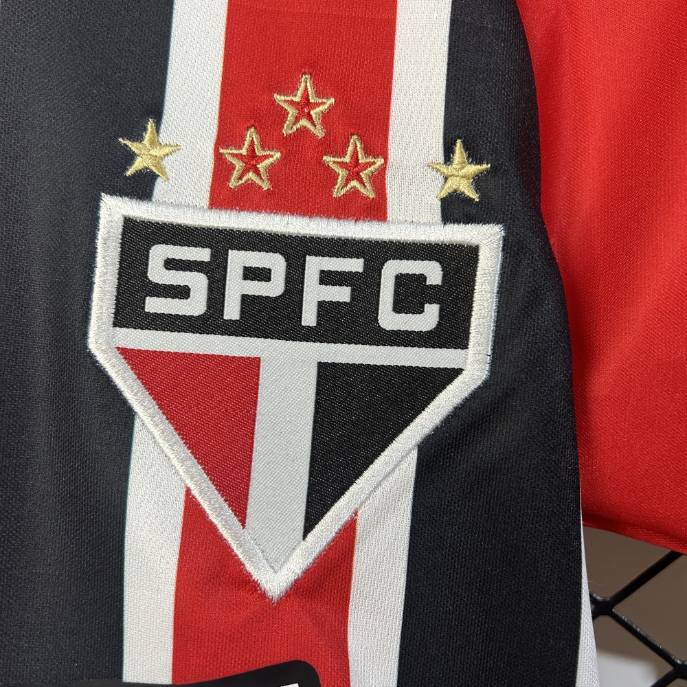 Sao Paulo FC Soccer Jersey Away Kids Kit Jersey+Shorts 2025