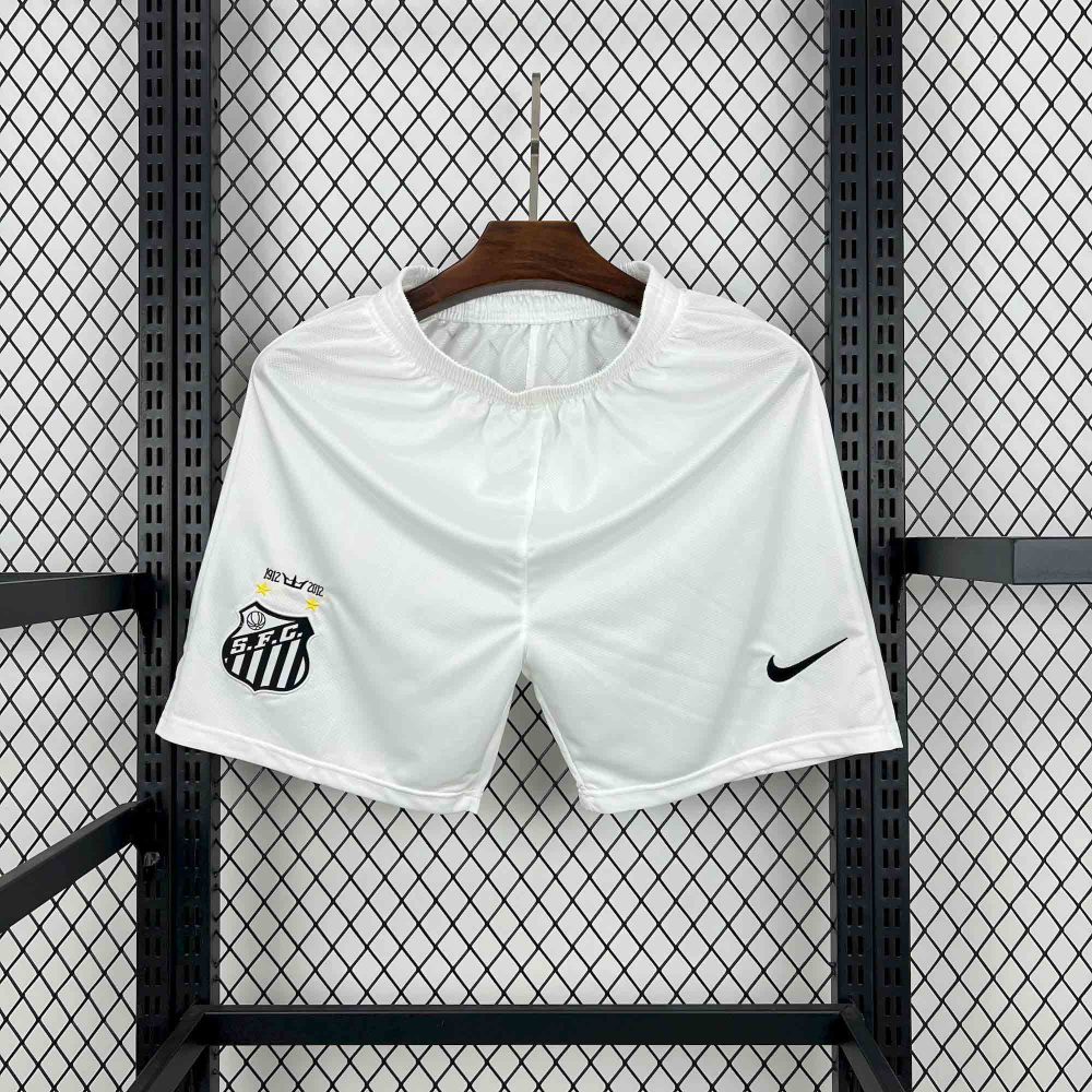 Santos FC Retro Soccer Jersey Home Custom Shorts 2012