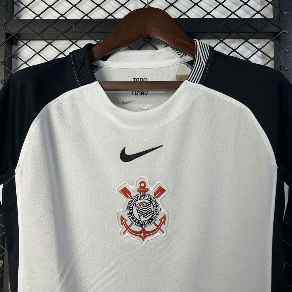 Corinthians Soccer Jersey Home Women's Custom Shirt 2025