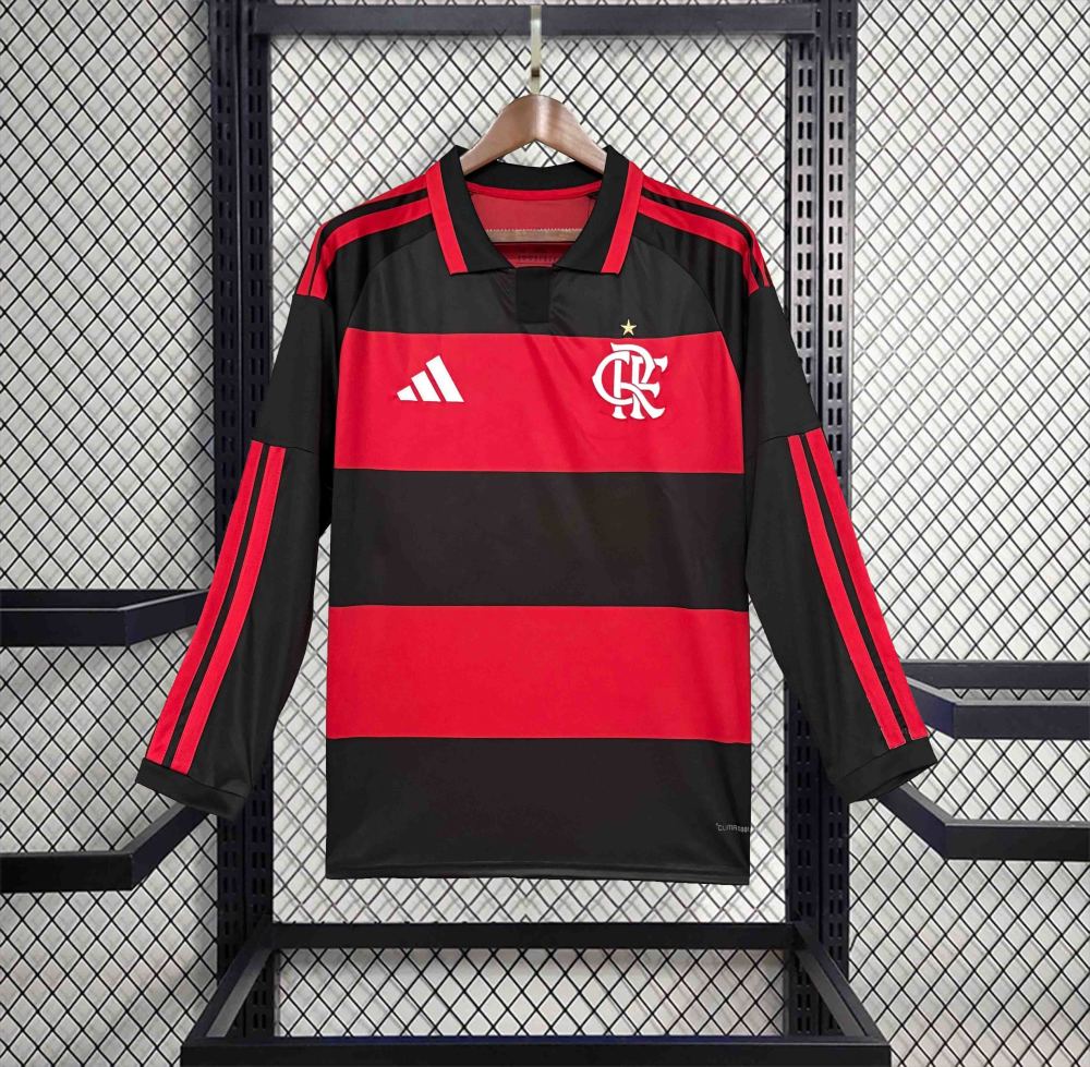 Flamengo Soccer Jersey Home Long Sleeve Custom Shirt 2026