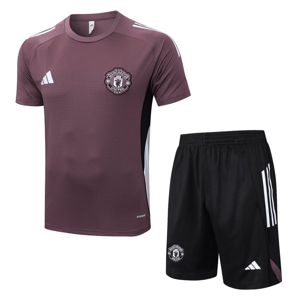 Manchester United Training Jersey Kit Purple 2025/26