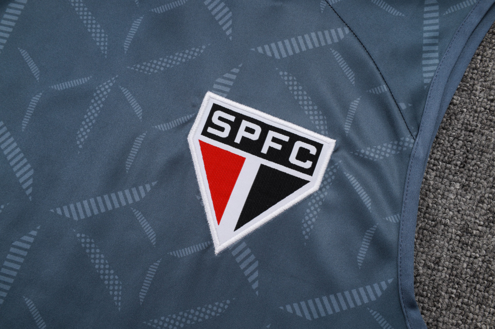 Sao Paulo FC Sleeveless Training Kit Gray 2025