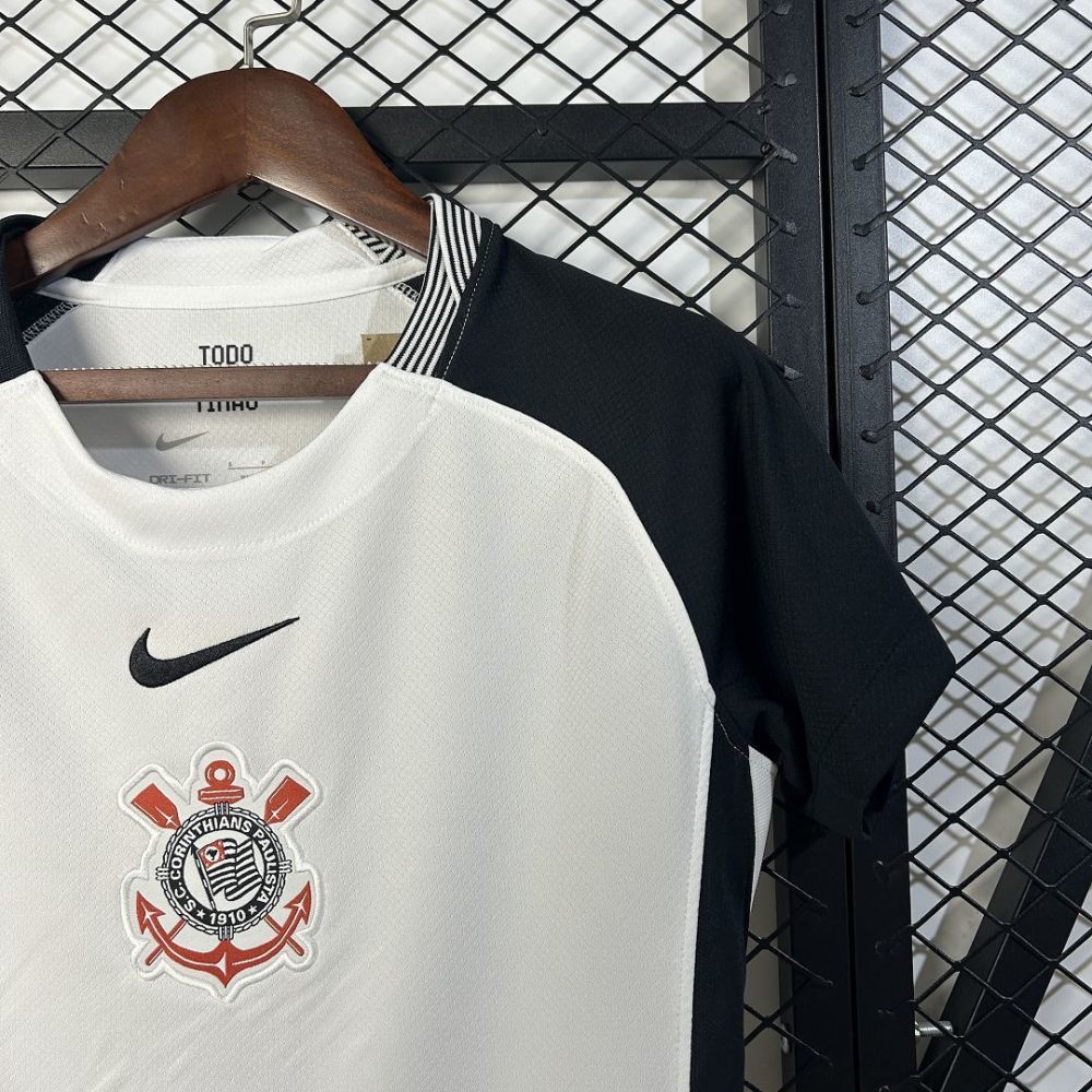 Corinthians Soccer Jersey Home Women's Custom Shirt 2025