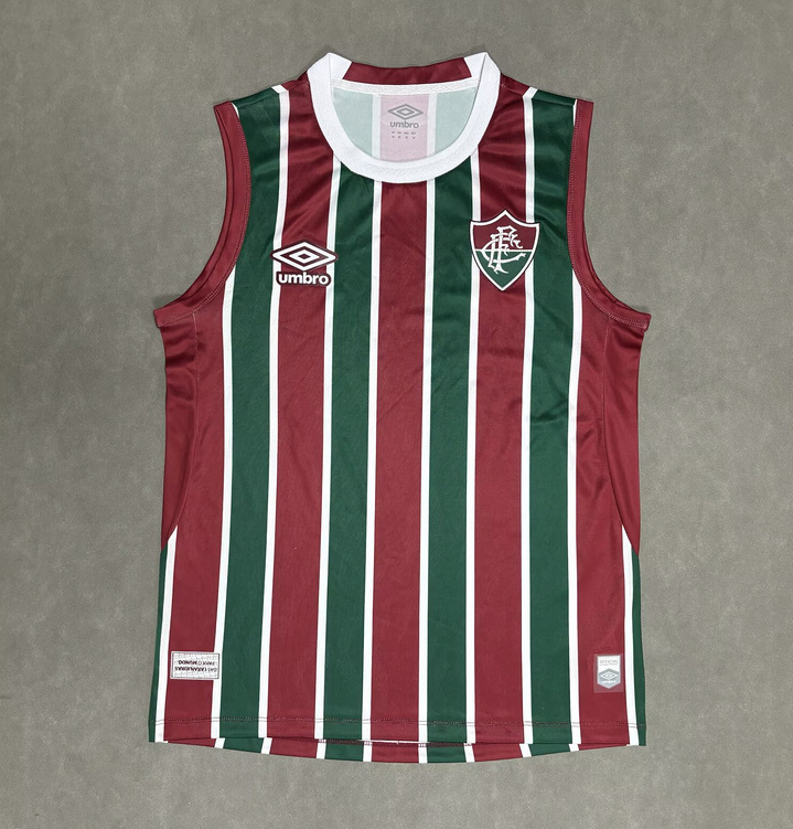 Fluminense FC Soccer Jersey Home Sleeveless Custom Shirt 2025-26
