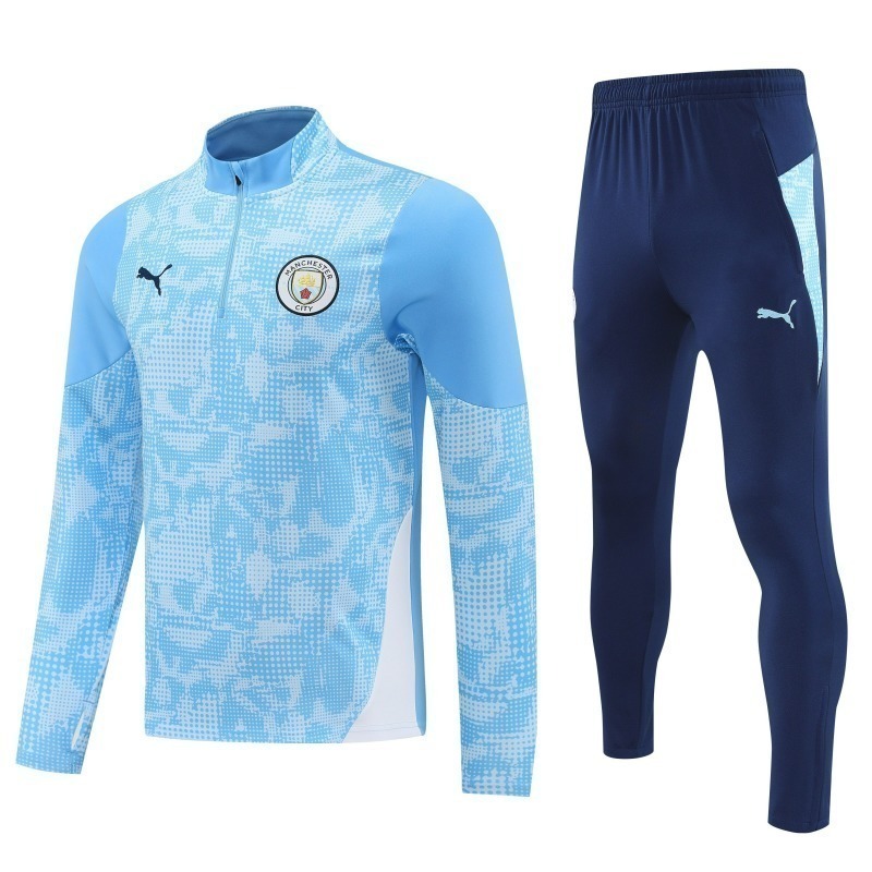 Manchester City Training Kit (Sweatshirt+Pants) Blue 2025/26