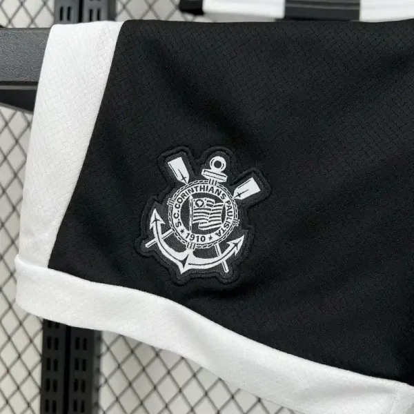 Corinthians Soccer Jersey Third Away Kids Kit Jersey+Shorts 2024