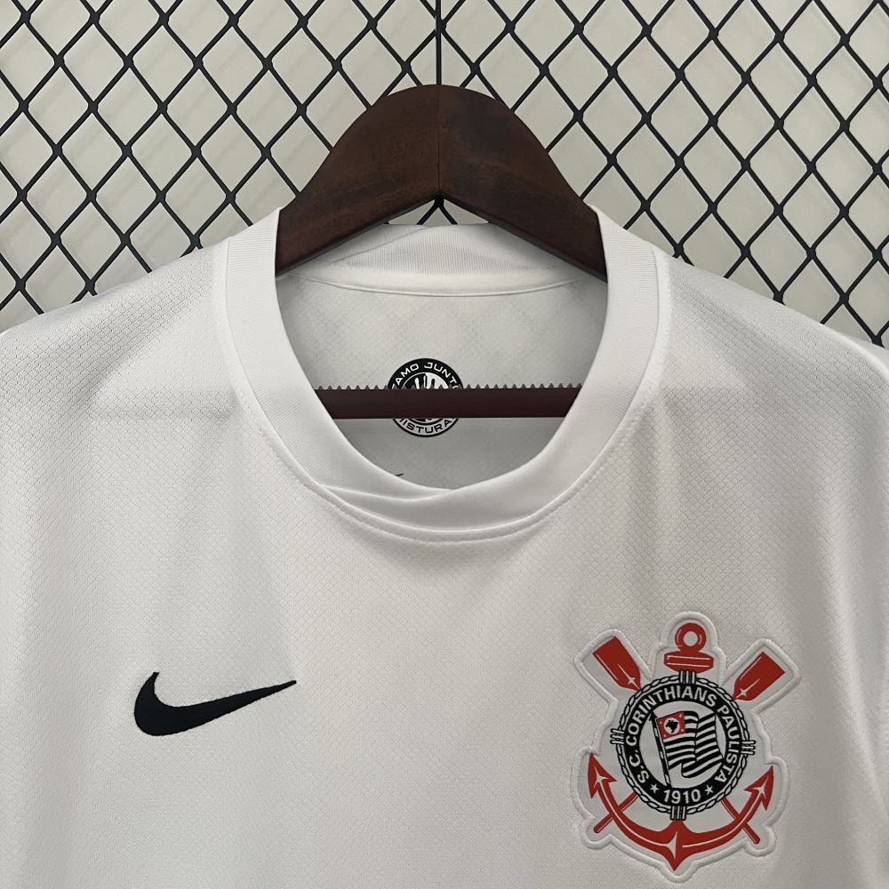 Corinthians Soccer Jersey Home Custom Shirt 2024