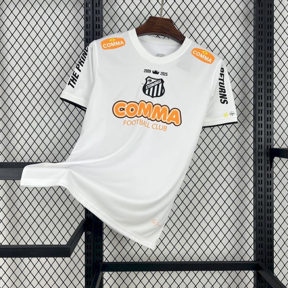 Santos FC Retro Soccer Jersey Special Edition Custom Shirt 2008/09
